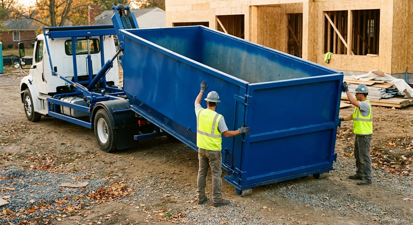 Construction dumpster delivery and waste management in Longmeadow, MA